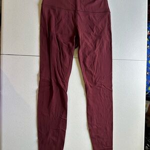 lululemon Align Burgundy Leggings
